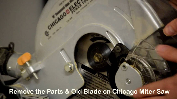 How to Change Blade on Chicago Miter Saw