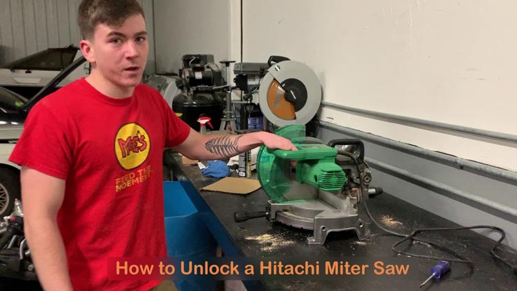 How To Unlock A Hitachi Miter Saw