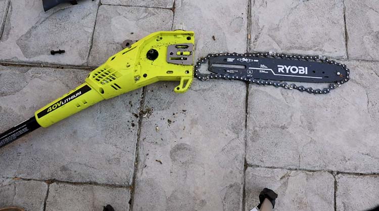 How To Disassemble Ryobi Pole Saw